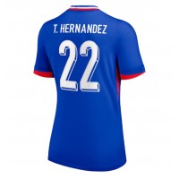 Camiseta Francia Theo Hernandez #22 Primera Equipación para mujer Eurocopa 2024 manga corta